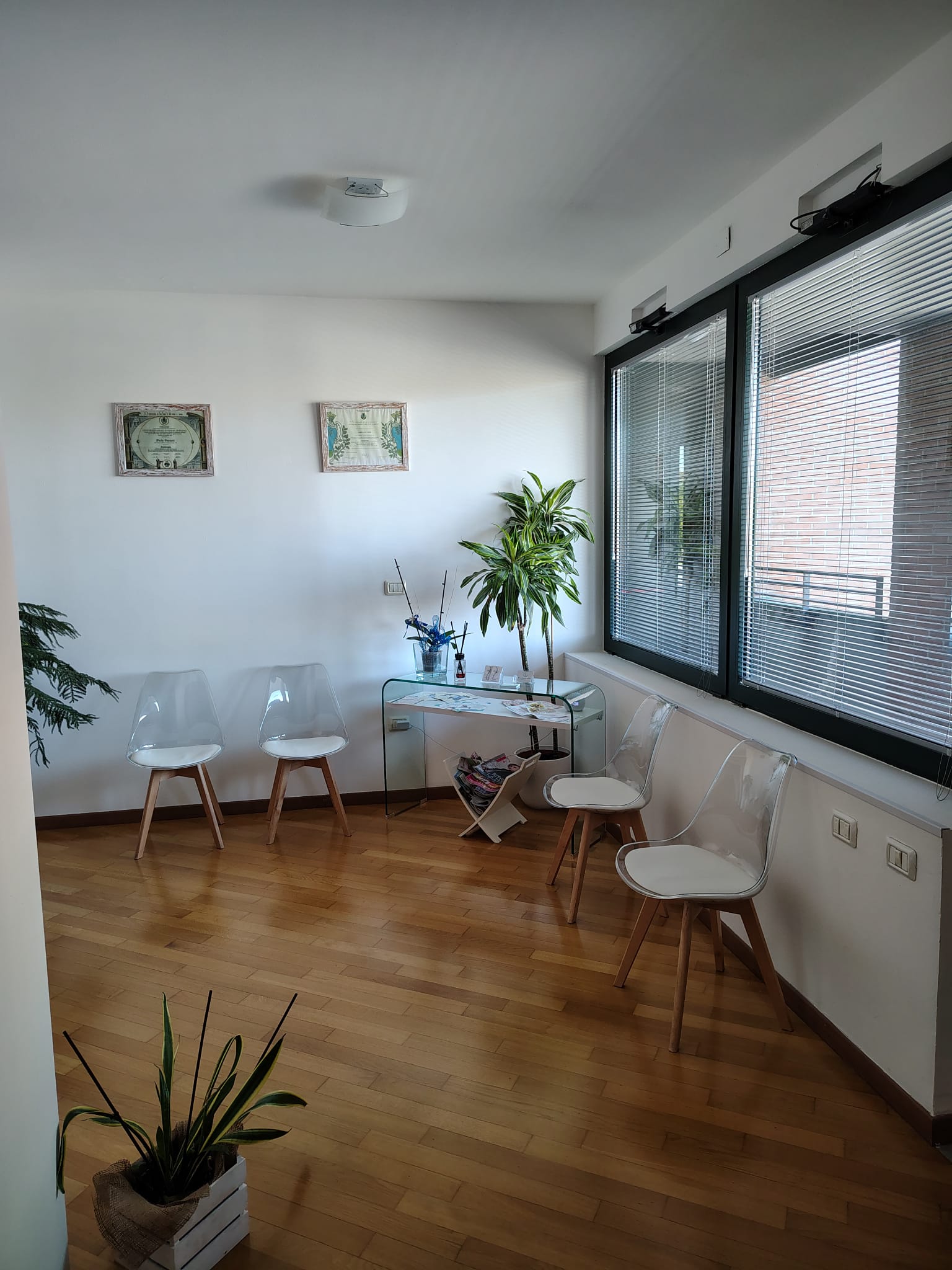 Sala trattamenti fisioterapia Ferrara ambiente sanitizzato sicuro